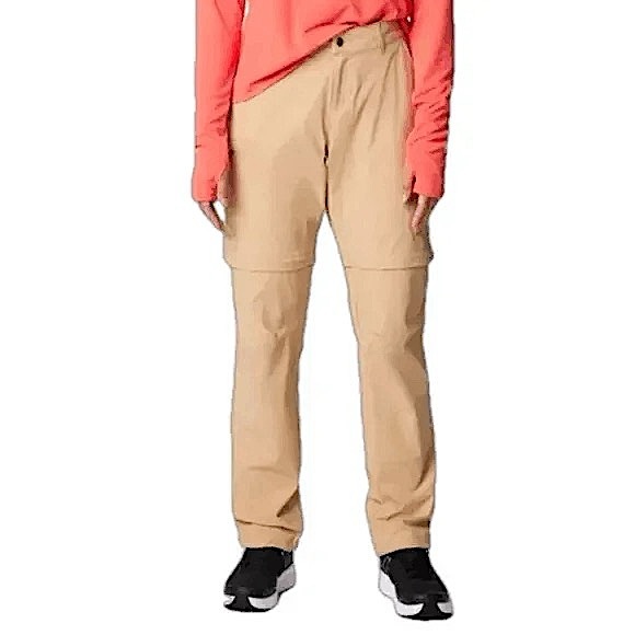 Columbia Titanium Convertible Packable Tan Cargo Pants Women's Size Medium - Picture 1 of 11